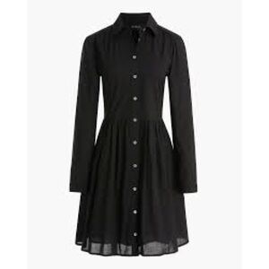 J. Crew Cotton Mini Shirt-Dress Size 8 EUC